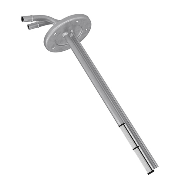 Топливозаборник Тип I (310 мм) для а/м Валдай серый, под быстросъёмы с двумя трубками