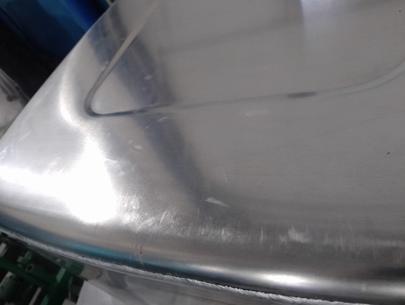 Алюминиевый топливный бак МАЗ 500л. (№ 769595)